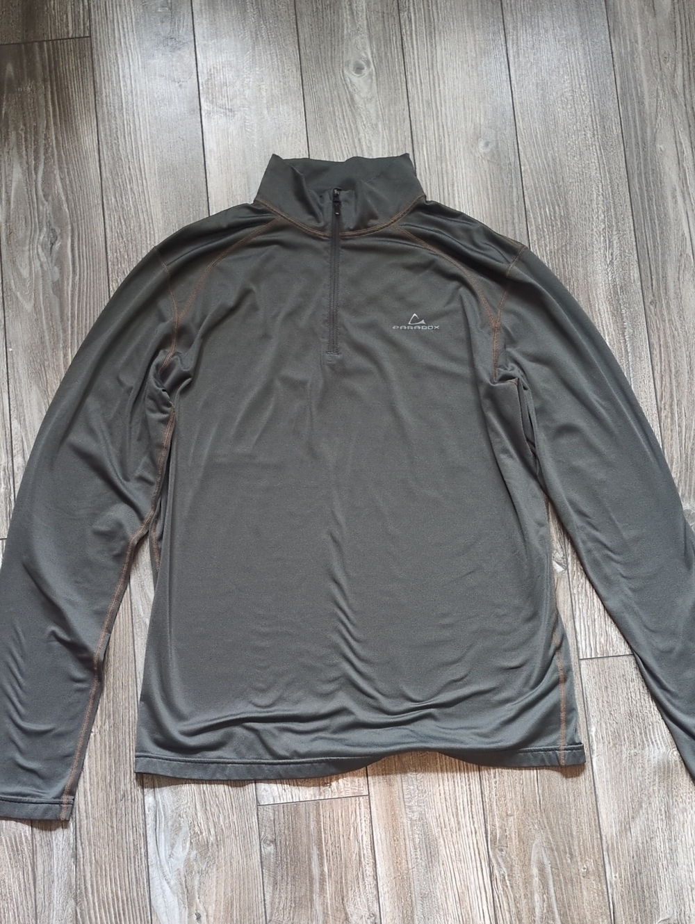 Paradox Men's Olive Quarter-Zip Active Pullover M